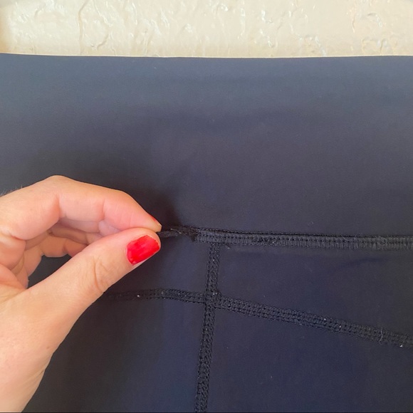 ALALA Heroine Tight Black And Aruba Blue 7/8 Leggings Size Small - Picture 8 of 15